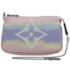 ルイ・ヴィトン ミニ ポシェット アクセソワール LVエスカル メイク コスメ アクセサリーポーチ モノグラム パステル M69269 レディース 【中古】brbag