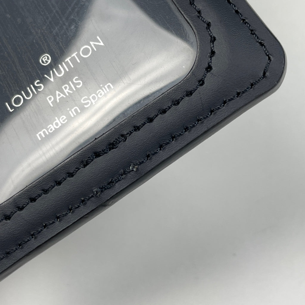 ルイ・ヴィトン パスケース サバンナ ポルト バッジ チャップマン ブラザーズ ゼブラ柄 モノグラム アンクル(ネイビー) M67902 メンズ 【中古】brbag