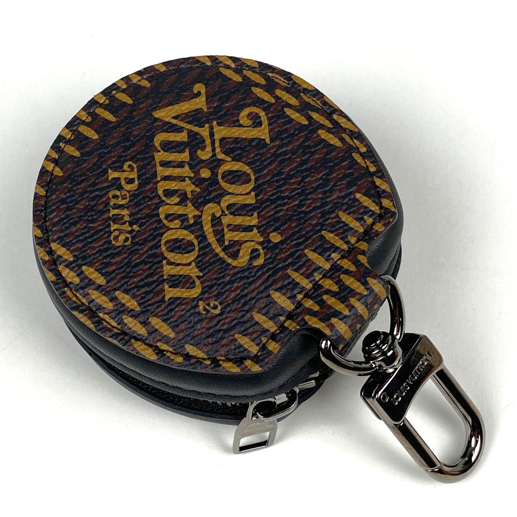 ルイ・ヴィトン エテュイ イヤフォン ダミエジャイアント NIGO イヤフォンケース バッグチャーム ダミエ ブラウン GI0494 レディース 【中古】brbag