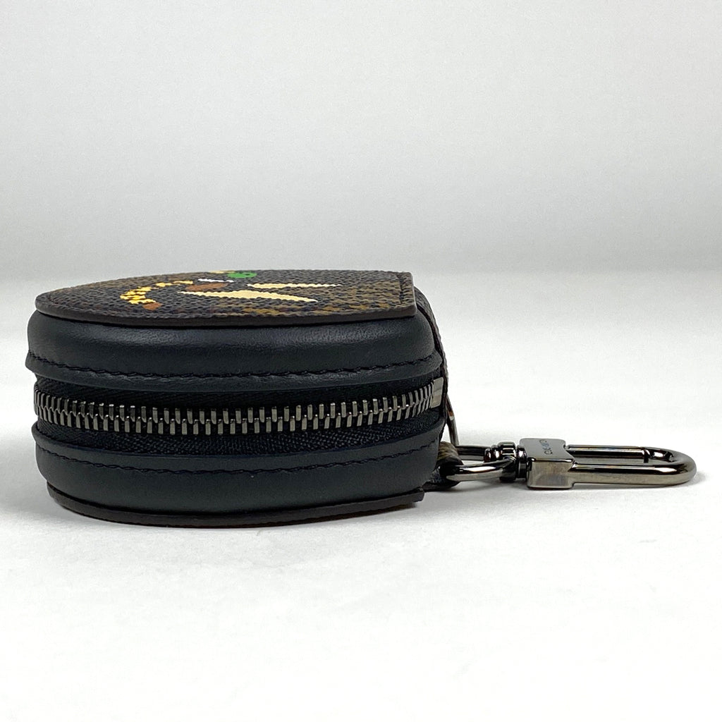 ルイ・ヴィトン エテュイ イヤフォン ダミエジャイアント NIGO イヤフォンケース バッグチャーム ダミエ ブラウン GI0494 レディース 【中古】brbag