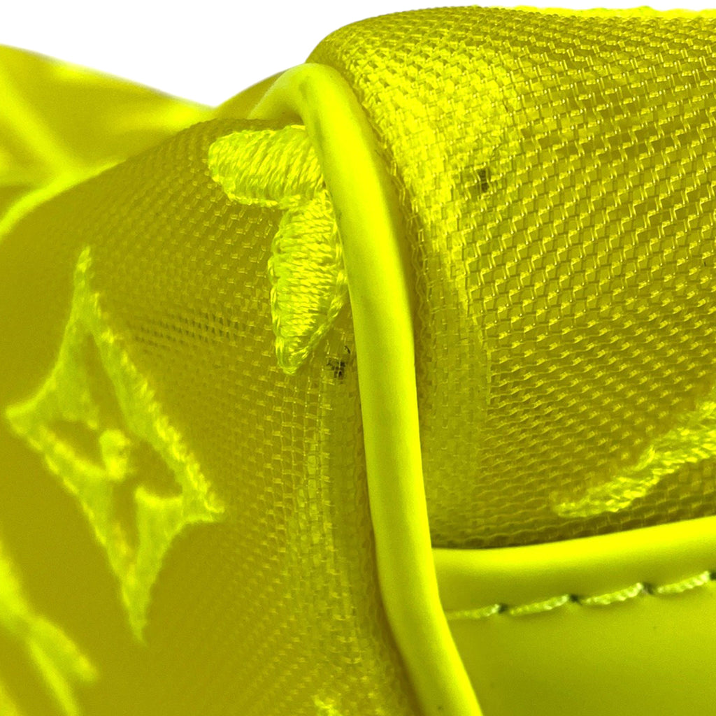 ルイ・ヴィトン キーポル バンドリエール 50 モノグラム シースルー ネオン メッシュ ボストンバッグ モノグラム イエロー M55380 レディース 【中古】brbag