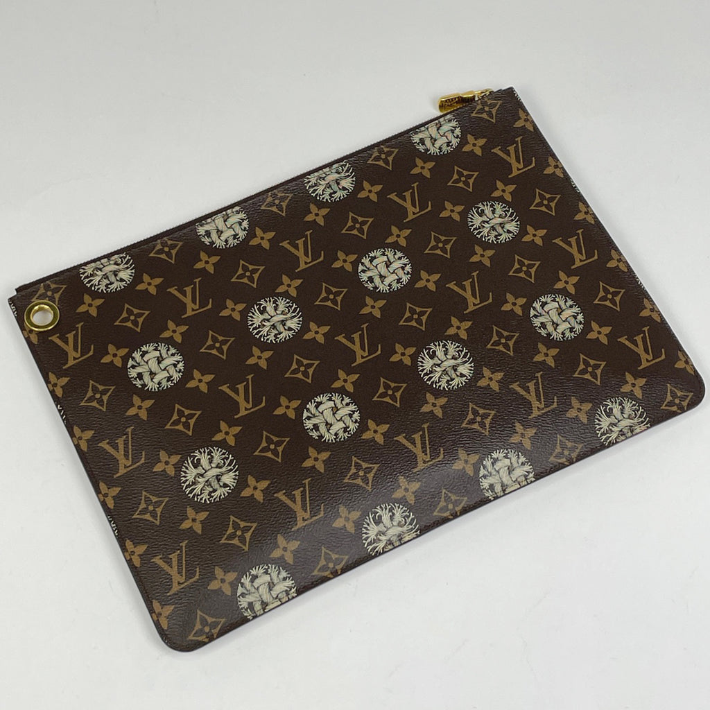 ルイ・ヴィトン ポシェット ジュール GM クリストファーネメスコラボ クラッチバッグ モノグラム ブラウン M61325 メンズ 【中古】brbag