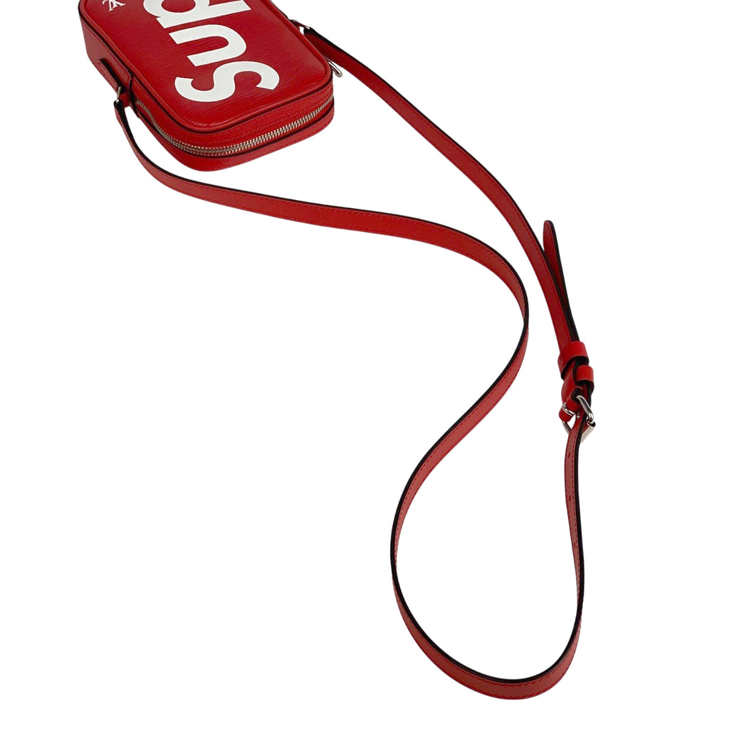 ルイ・ヴィトン ダヌーブ PPM Supreme 斜め掛け ショルダーバッグ エピ レッド M53434 レディース 【中古】brbag
