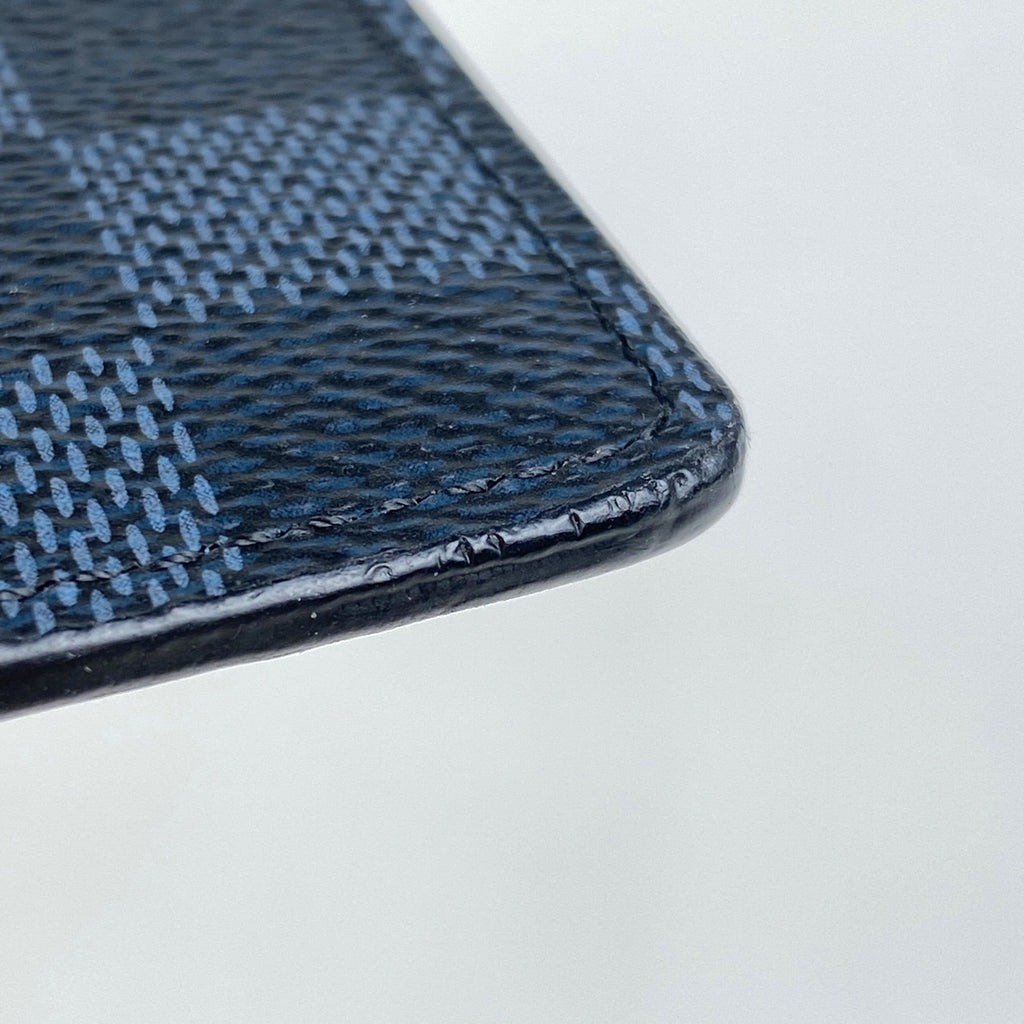 ルイ・ヴィトン ポシェット フォン アメリカズカップ スマホ入れ ショルダーバッグ 携帯電話ケース ダミエコバルト ブラック マルチカラー N41630 メンズ 【中古】brbag