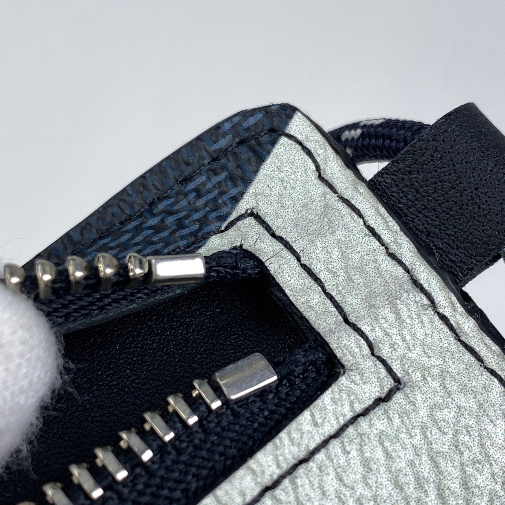 ルイ・ヴィトン ポシェット フォン アメリカズカップ スマホ入れ ショルダーバッグ 携帯電話ケース ダミエコバルト ブラック マルチカラー N41630 メンズ 【中古】brbag