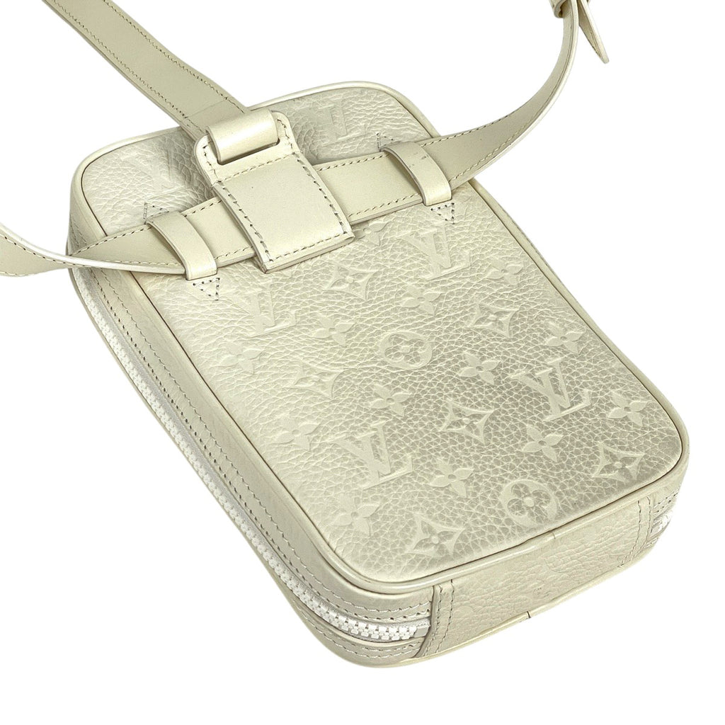 ルイ・ヴィトン ユティリティ サイドバッグ ショルダーバッグ ウエストバッグ モノグラム ボディバッグ トリヨン ホワイト M53297 レディース 【中古】brbag