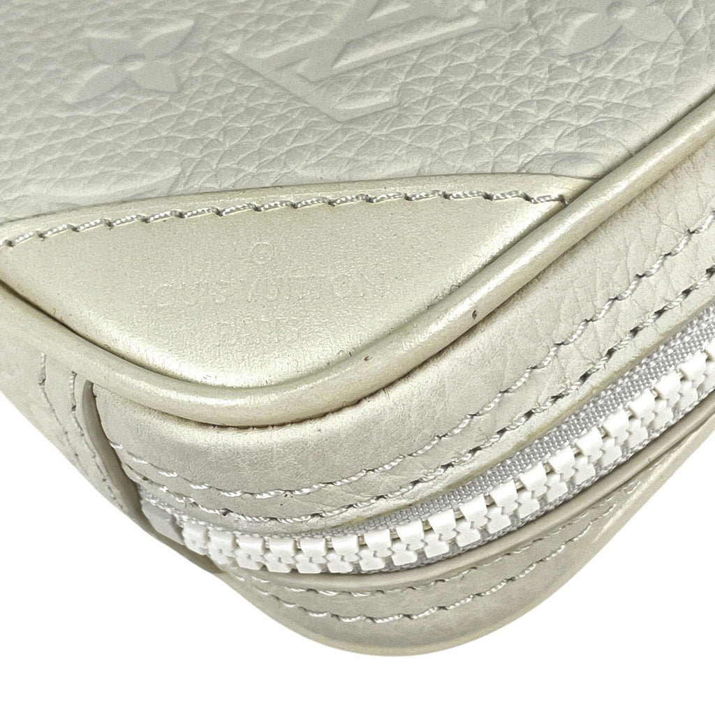 ルイ・ヴィトン ユティリティ サイドバッグ ショルダーバッグ ウエストバッグ モノグラム ボディバッグ トリヨン ホワイト M53297 レディース 【中古】brbag