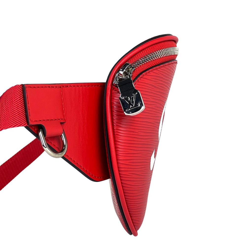 ルイ・ヴィトン バムバッグ Supreme ウエストバッグ ボディバッグ エピ レッド M53418 レディース 【中古】brbag