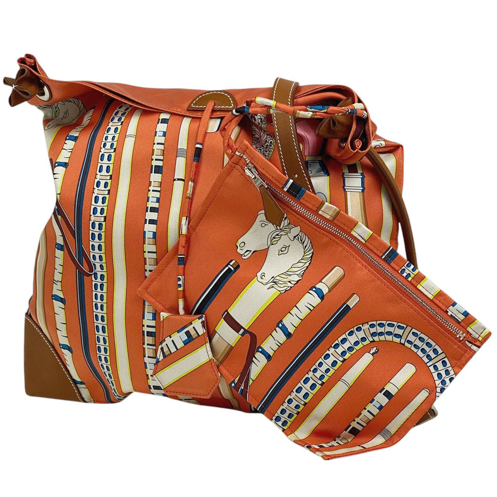 エルメス シルキーシティPM Les cannes ショルダーバッグ レディース 中古 brbag