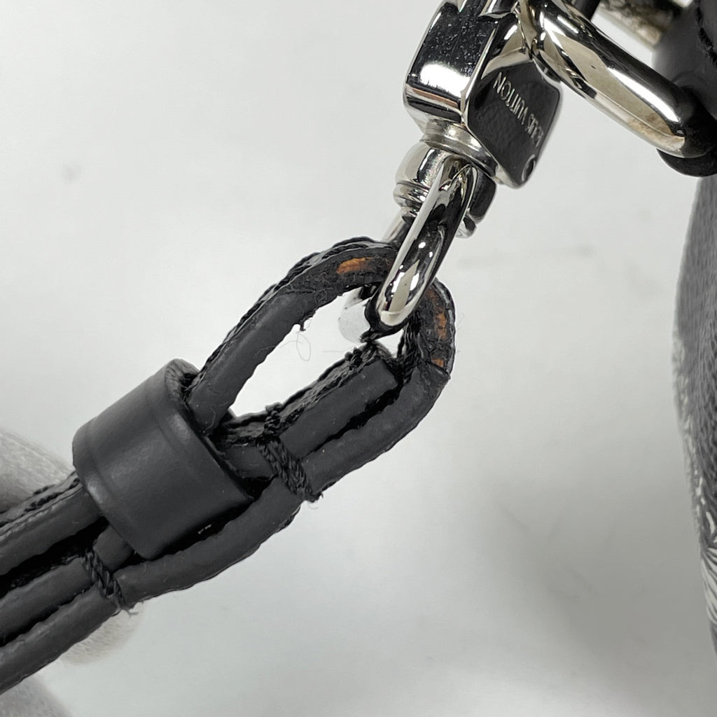 ルイ・ヴィトン ポシェット ヴォルガ クリストファーネメスコラボ セカンドバッグ ダミエグラフィット ノワール(ブラック) N61228 レディース 【中古】brbag