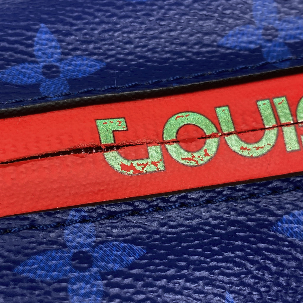 ルイ・ヴィトン メッセンジャー PM 斜め掛け モノグラムパシフィック ショルダーバッグ モノグラム ブルー M43829 レディース 【中古】brbag