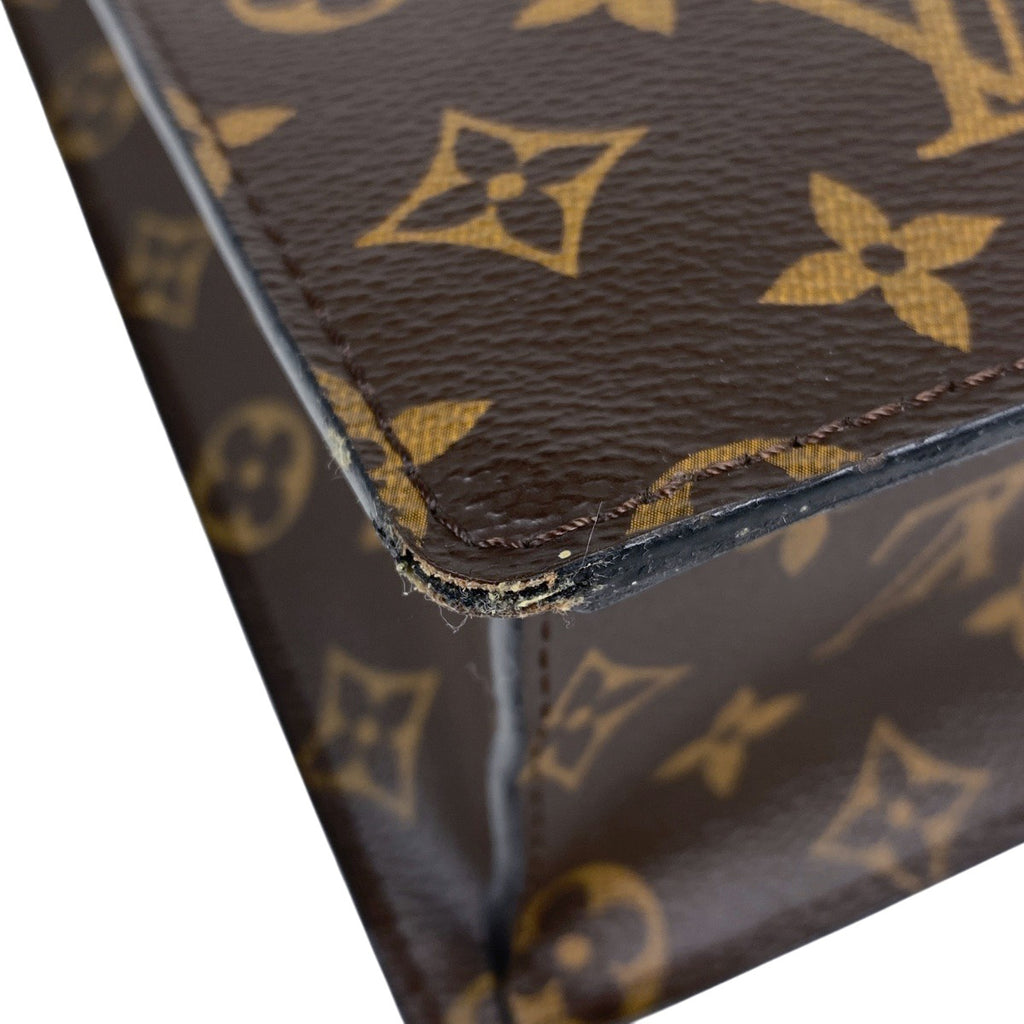 ルイ・ヴィトン サックプラ 2WAY ショルダーバッグ ハンドバッグ ソーラーレイ チェーン トートバッグ モノグラム ブラウン M44475 メンズ 【中古】brbag