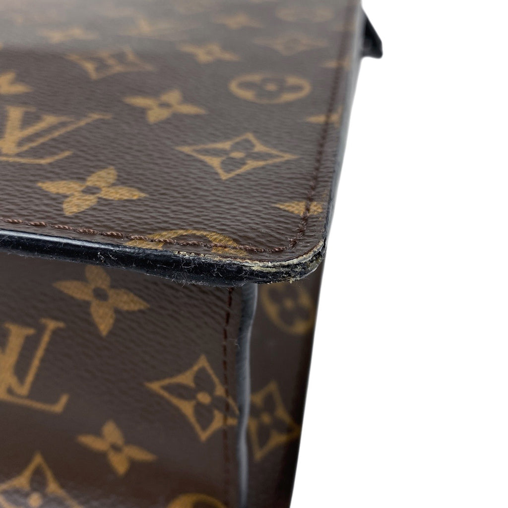 ルイ・ヴィトン サックプラ 2WAY ショルダーバッグ ハンドバッグ ソーラーレイ チェーン トートバッグ モノグラム ブラウン M44475 メンズ 【中古】brbag