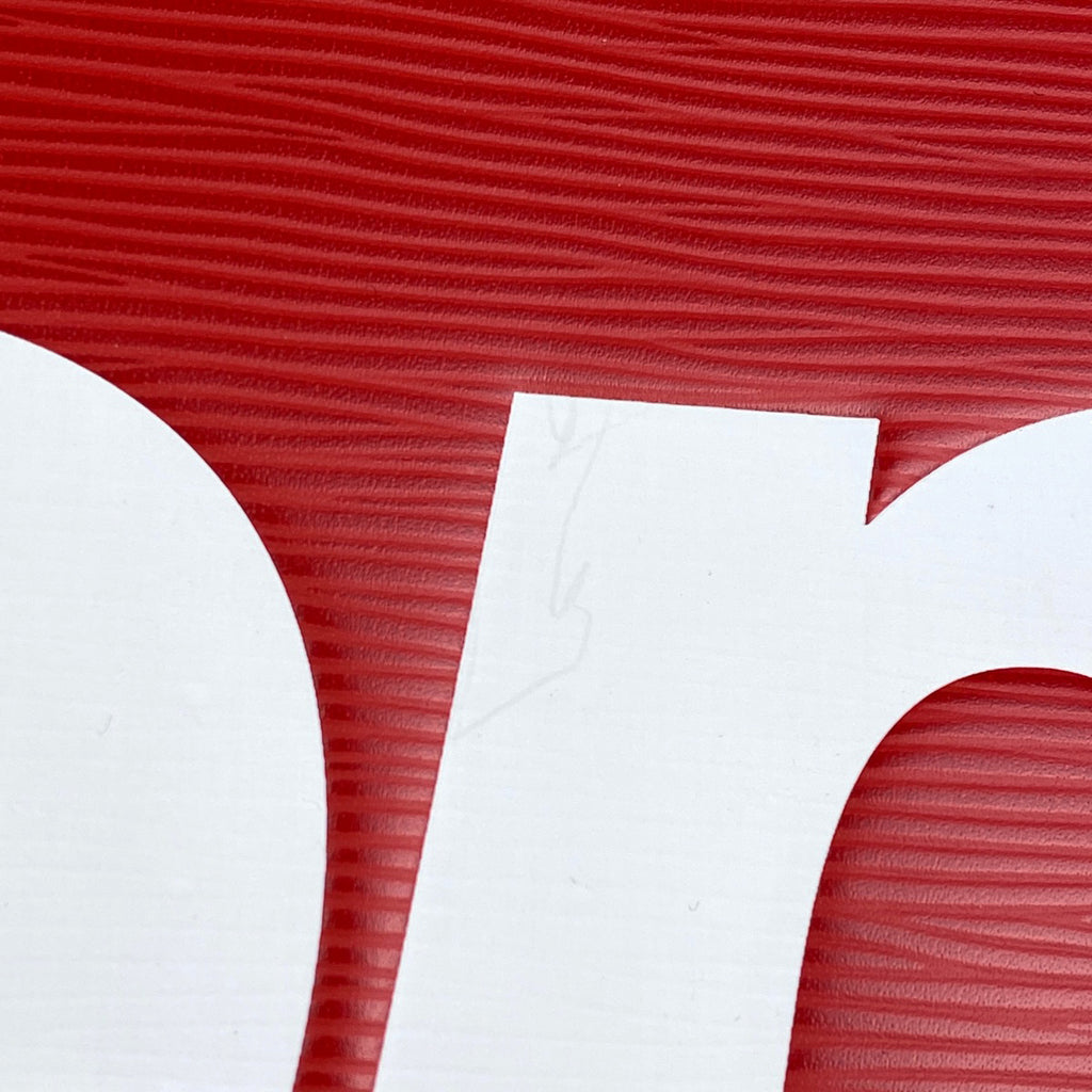 ルイ・ヴィトン ポシェットジュール GM シュプリーム Supreme ドキュメントケース クラッチバッグ エピ レッド M67722 メンズ 【中古】brbag