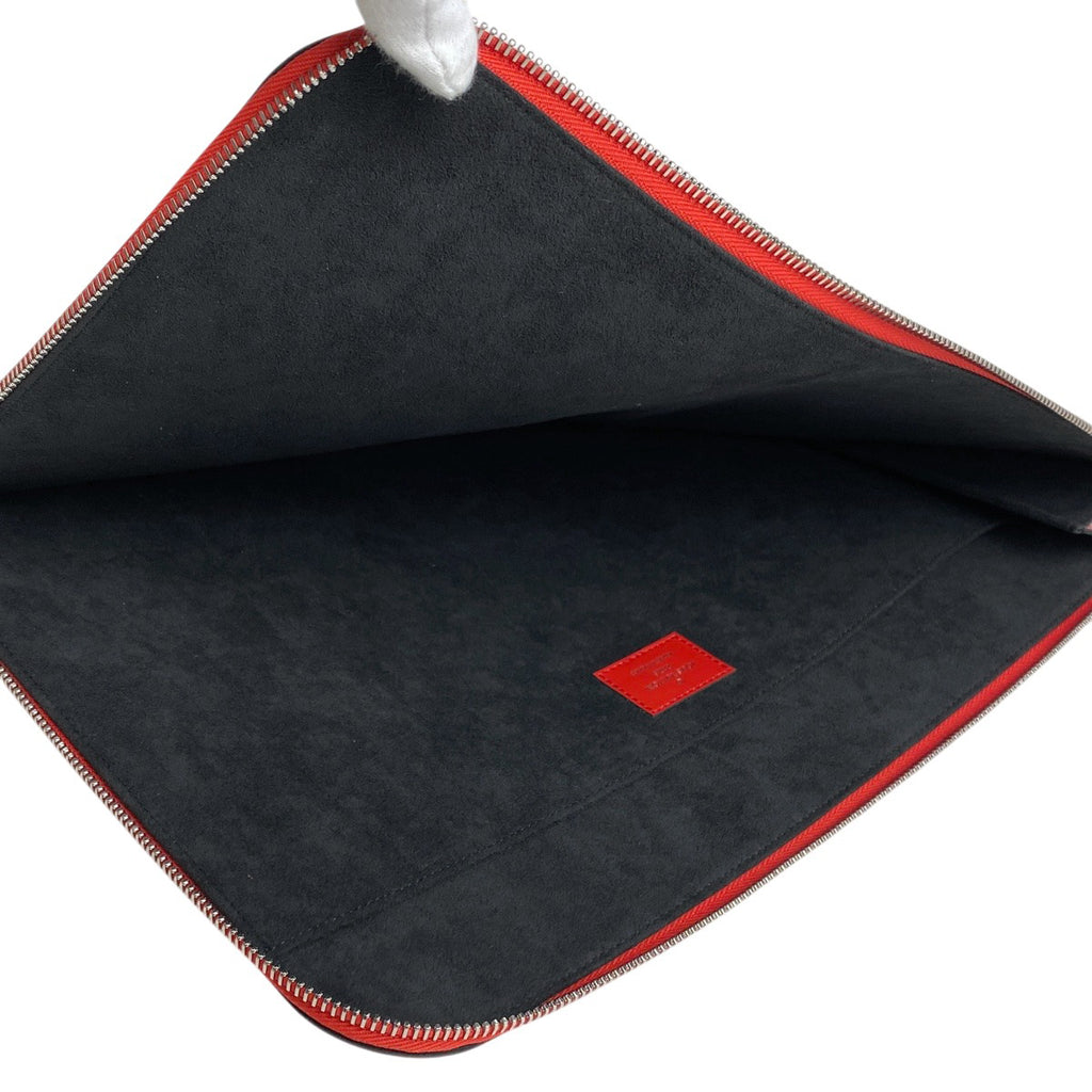 ルイ・ヴィトン ポシェットジュール GM シュプリーム Supreme ドキュメントケース クラッチバッグ エピ レッド M67722 メンズ 【中古】brbag