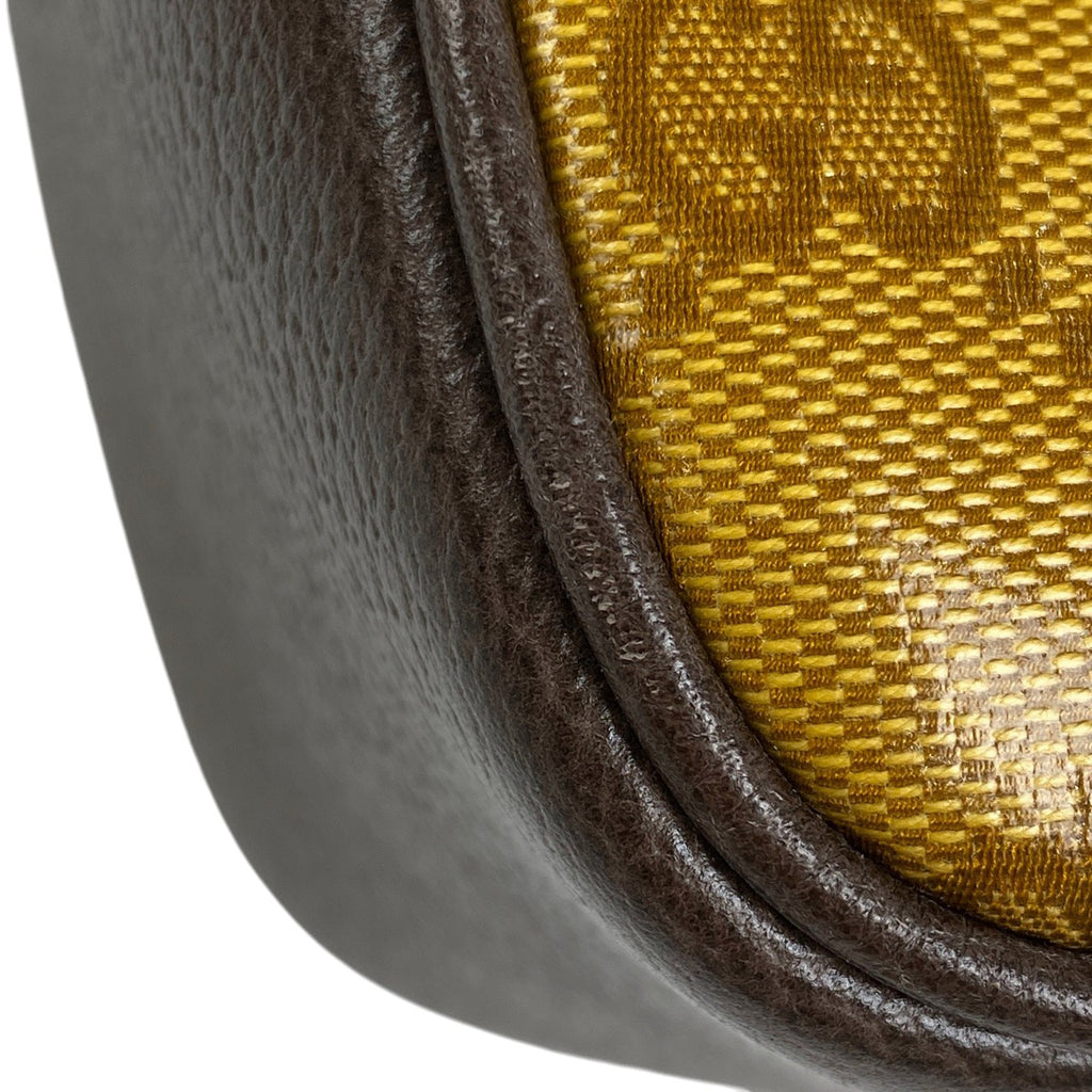 グッチ GGクリスタル ショルダーバッグ アディダス シェリーライン ウェブ 斜め掛け ショルダーバッグ コーティングキャンバス ブラウン 702427 レディース 【中古】brbag