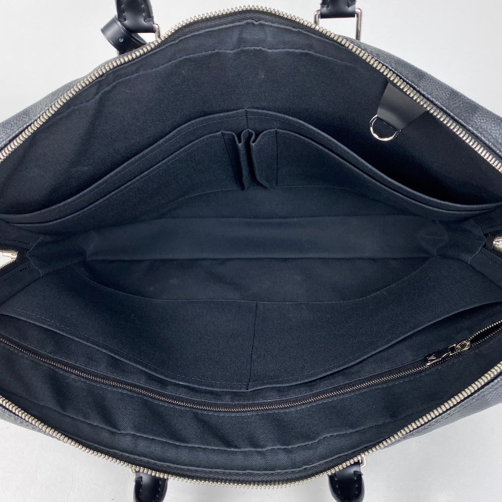 ルイ・ヴィトン ポルトドキュマン ヴォワヤージュ ブリーフケース ビジネスバッグ ダミエグラフィット ノワール(ブラック) N41125 レディース 【中古】brbag