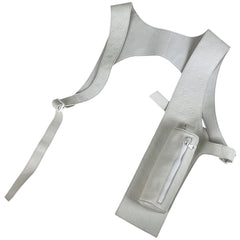 ルイ・ヴィトン ハーネス ベスト モノグラム ヴァージルアブロー ポーチ トップス ベスト 羊革 ホワイト メンズ 【中古】brbag