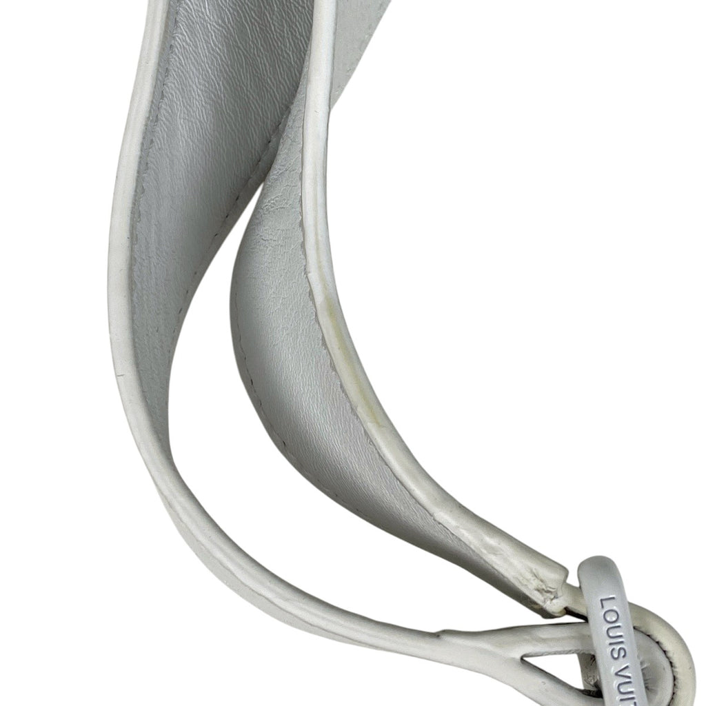 ルイ・ヴィトン ハーネス ベスト モノグラム ヴァージルアブロー ポーチ トップス ベスト 羊革 ホワイト メンズ 【中古】brbag