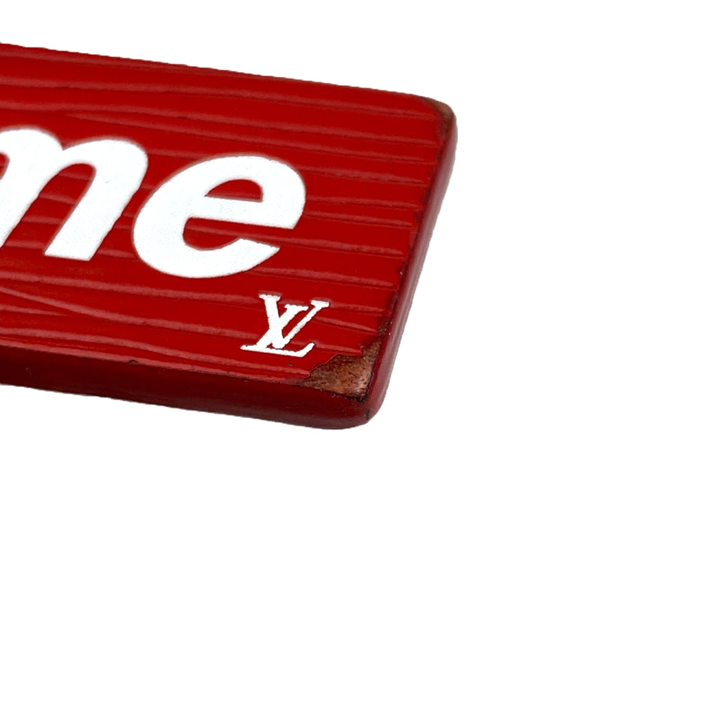 ルイ・ヴィトン CH.CP ウォレット シュプリーム Supreme チェーン 三つ折り財布 エピ レッド M67755 メンズ 【中古】brbag