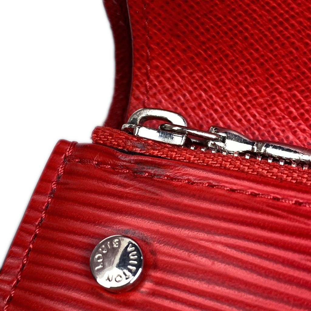 ルイ・ヴィトン CH.CP ウォレット シュプリーム Supreme チェーン 三つ折り財布 エピ レッド M67755 メンズ 【中古】brbag