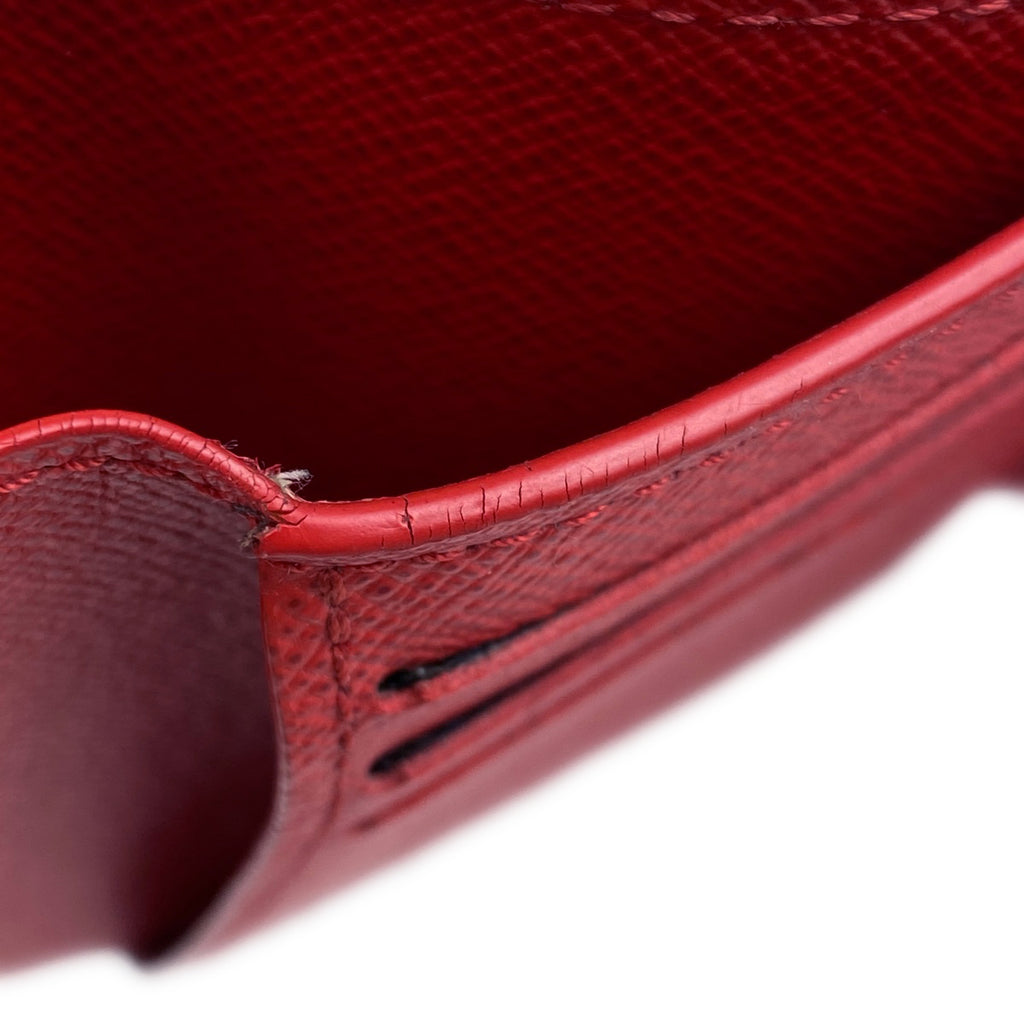 ルイ・ヴィトン CH.CP ウォレット シュプリーム Supreme チェーン 三つ折り財布 エピ レッド M67755 メンズ 【中古】brbag