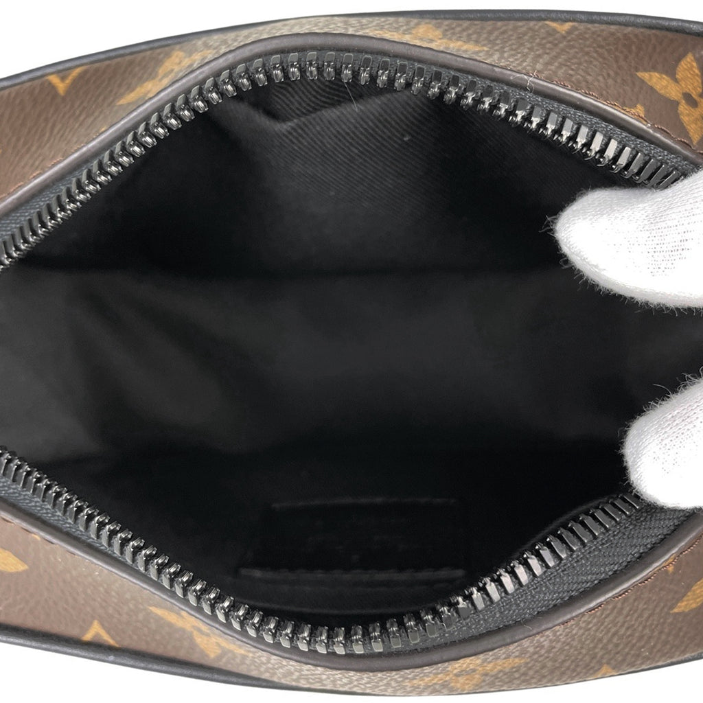 ルイ・ヴィトン ミニ ソフトトランク ソーラーレイ チェーン ショルダーバッグ モノグラム ブラウン オレンジ M44480 メンズ 【中古】brbag