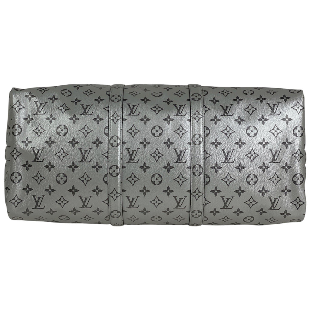 ルイ・ヴィトン キーポル バンドリエール50 モノグラムリフレクト 2WAY ショルダーバッグ ボストンバッグ モノグラム シルバー M43848 レディース 【中古】brbag