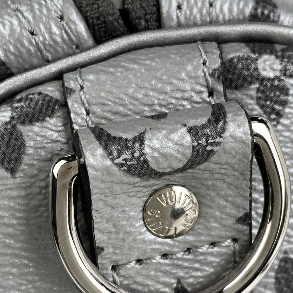 ルイ・ヴィトン キーポル バンドリエール50 モノグラムリフレクト 2WAY ショルダーバッグ ボストンバッグ モノグラム シルバー M43848 レディース 【中古】brbag