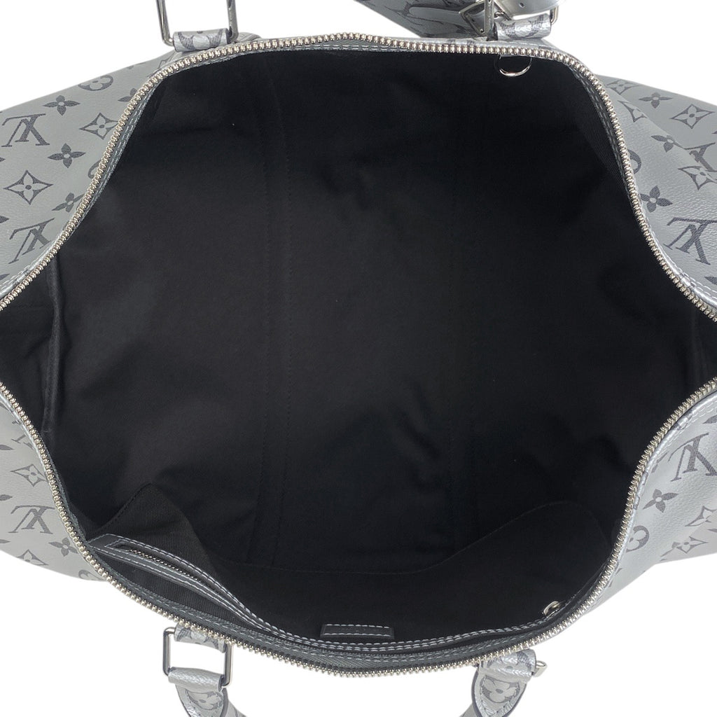 ルイ・ヴィトン キーポル バンドリエール50 モノグラムリフレクト 2WAY ショルダーバッグ ボストンバッグ モノグラム シルバー M43848 レディース 【中古】brbag