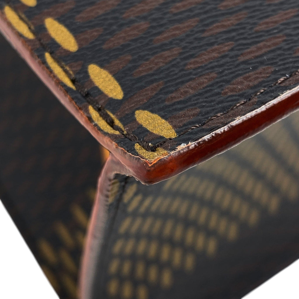 ルイ・ヴィトン ミニトート ヴァージルアブロー NIGO 2WAY ショルダーバッグ ジャイアント トートバッグ ダミエ ブラウン N40355 レディース 【中古】brbag