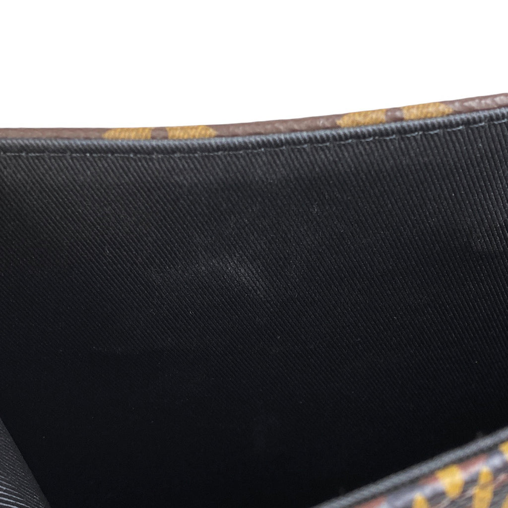 ルイ・ヴィトン ミニトート ヴァージルアブロー NIGO 2WAY ショルダーバッグ ジャイアント トートバッグ ダミエ ブラウン N40355 レディース 【中古】brbag