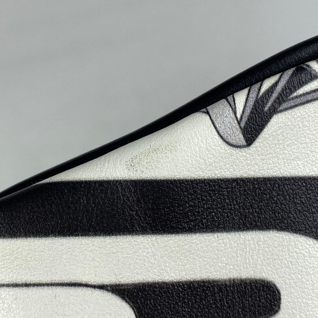 プラダ コミックプリント ボディバッグ ウエストバッグ ロゴ ボディバッグ レザー ネロ(ブラック) マルチカラー 2VL006 レディース 【中古】brbag