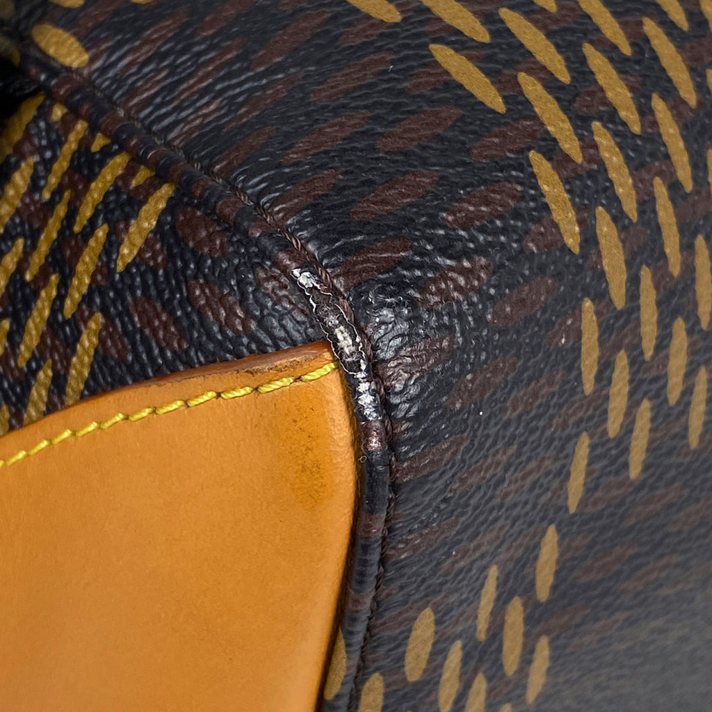 ルイ・ヴィトン バックパック ダミエジャイアント NIGO LV スクエアード リュック ダミエ ブラウン N40380 メンズ 【中古】brbag