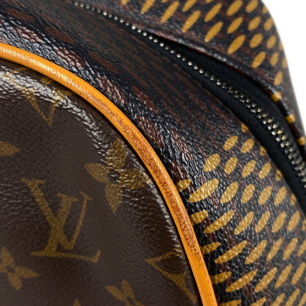 ルイ・ヴィトン バックパック ダミエジャイアント NIGO LV スクエアード リュック ダミエ ブラウン N40380 メンズ 【中古】brbag