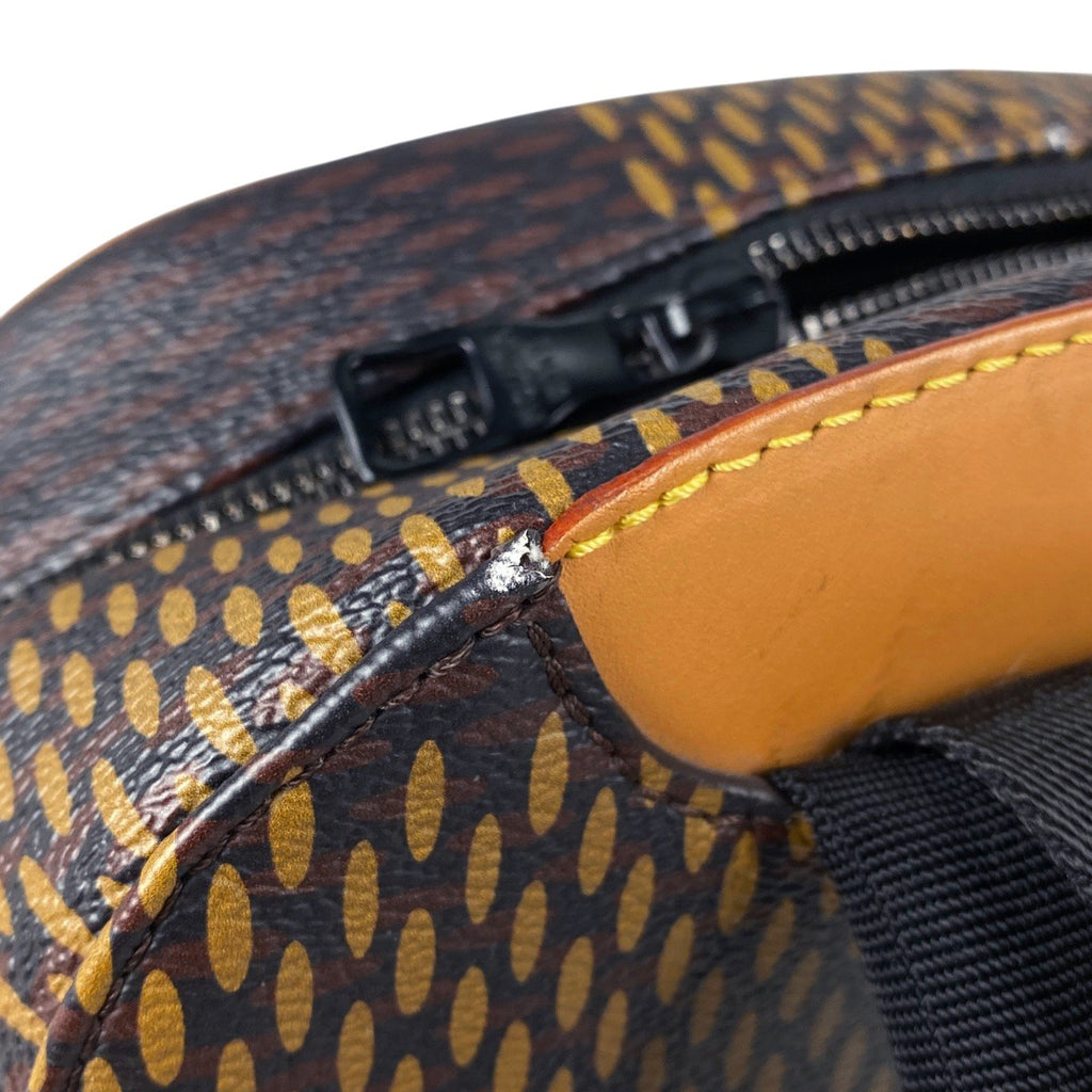 ルイ・ヴィトン バックパック ダミエジャイアント NIGO LV スクエアード リュック ダミエ ブラウン N40380 メンズ 【中古】brbag