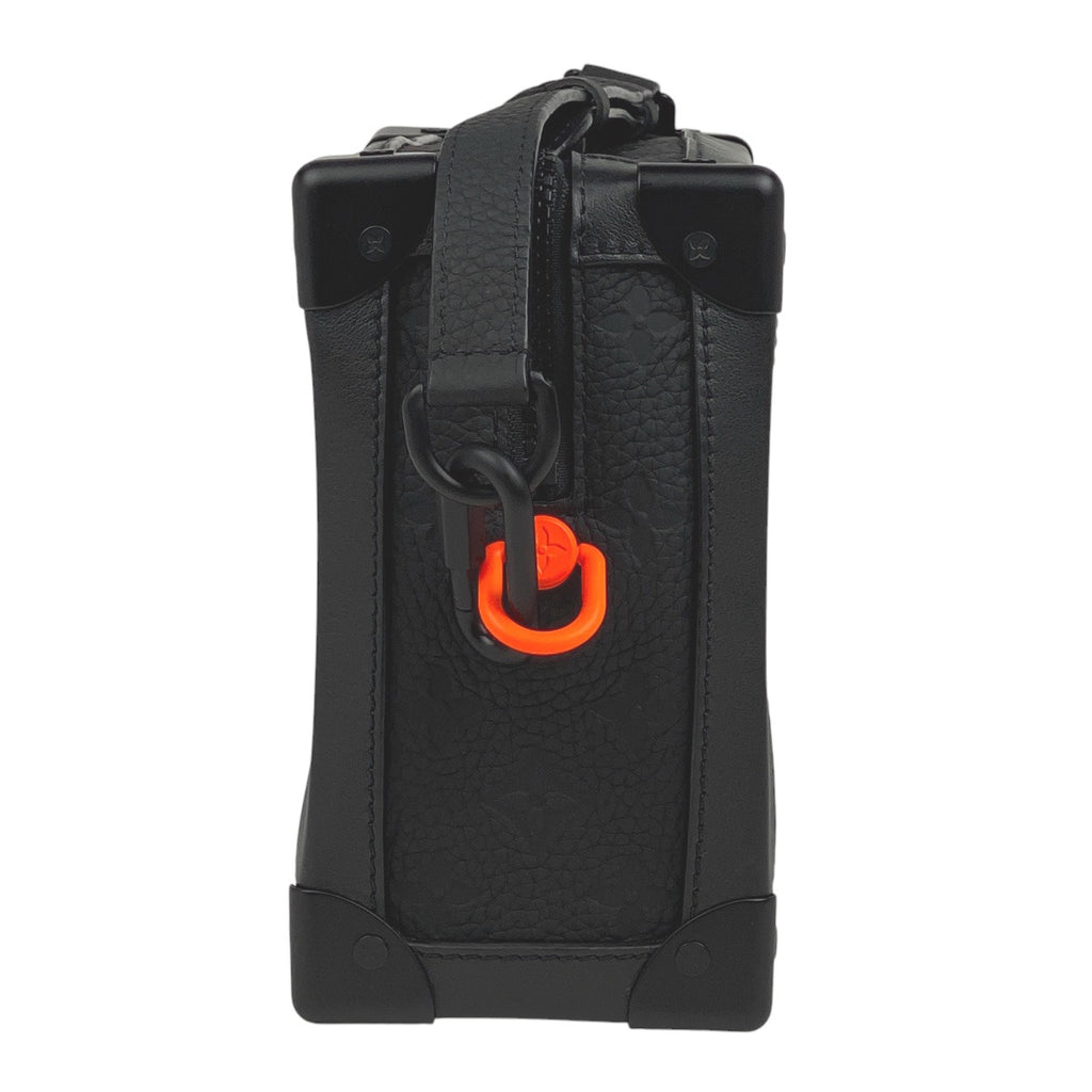 ルイ・ヴィトン ソフトトランク チェーン モノグラム 斜め掛け ショルダーバッグ トリヨン ノワール M53288 メンズ 【中古】brbag