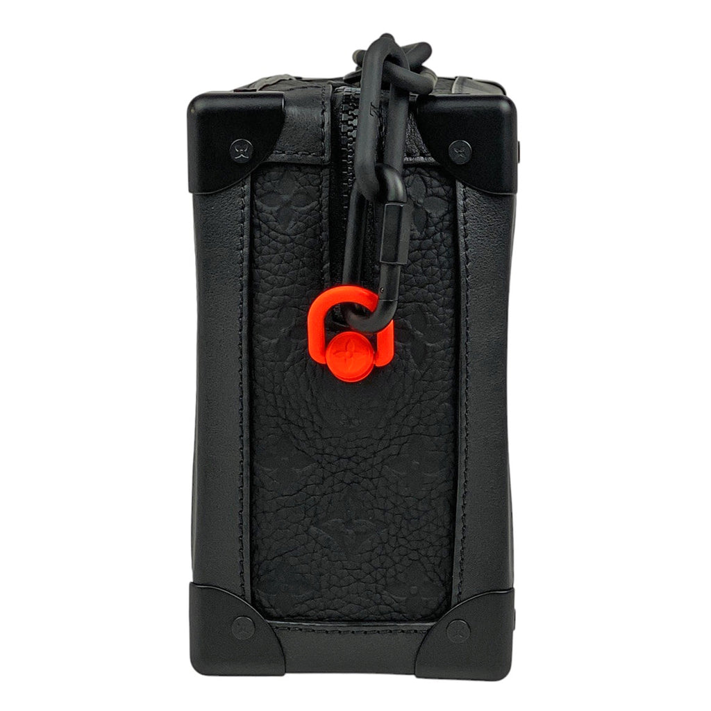 ルイ・ヴィトン ソフトトランク チェーン モノグラム 斜め掛け ショルダーバッグ トリヨン ノワール M53288 メンズ 【中古】brbag