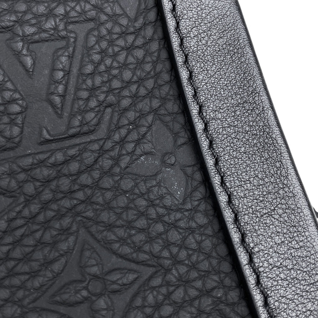 ルイ・ヴィトン ソフトトランク チェーン モノグラム 斜め掛け ショルダーバッグ トリヨン ノワール M53288 メンズ 【中古】brbag