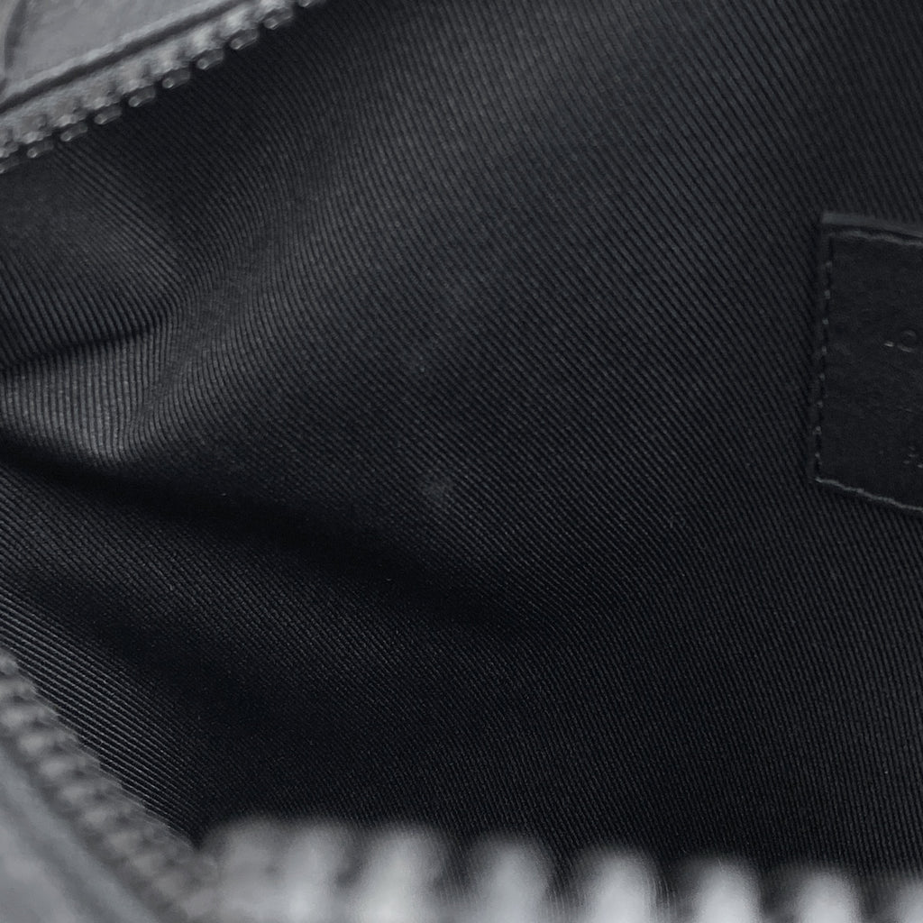 ルイ・ヴィトン ソフトトランク チェーン モノグラム 斜め掛け ショルダーバッグ トリヨン ノワール M53288 メンズ 【中古】brbag