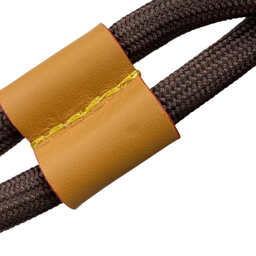 ルイ・ヴィトン ランドネ メッセンジャー モノグラムストライプ NIGO 巾着型 ショルダーバッグ モノグラム ブラウン M45968 メンズ 【中古】brbag