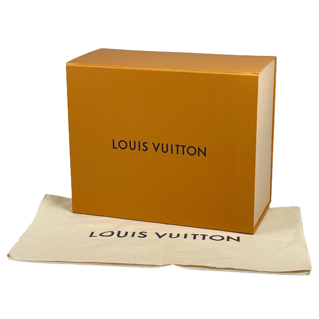 ルイ・ヴィトン ランドネ メッセンジャー モノグラムストライプ NIGO 巾着型 ショルダーバッグ モノグラム ブラウン M45968 メンズ 【中古】brbag