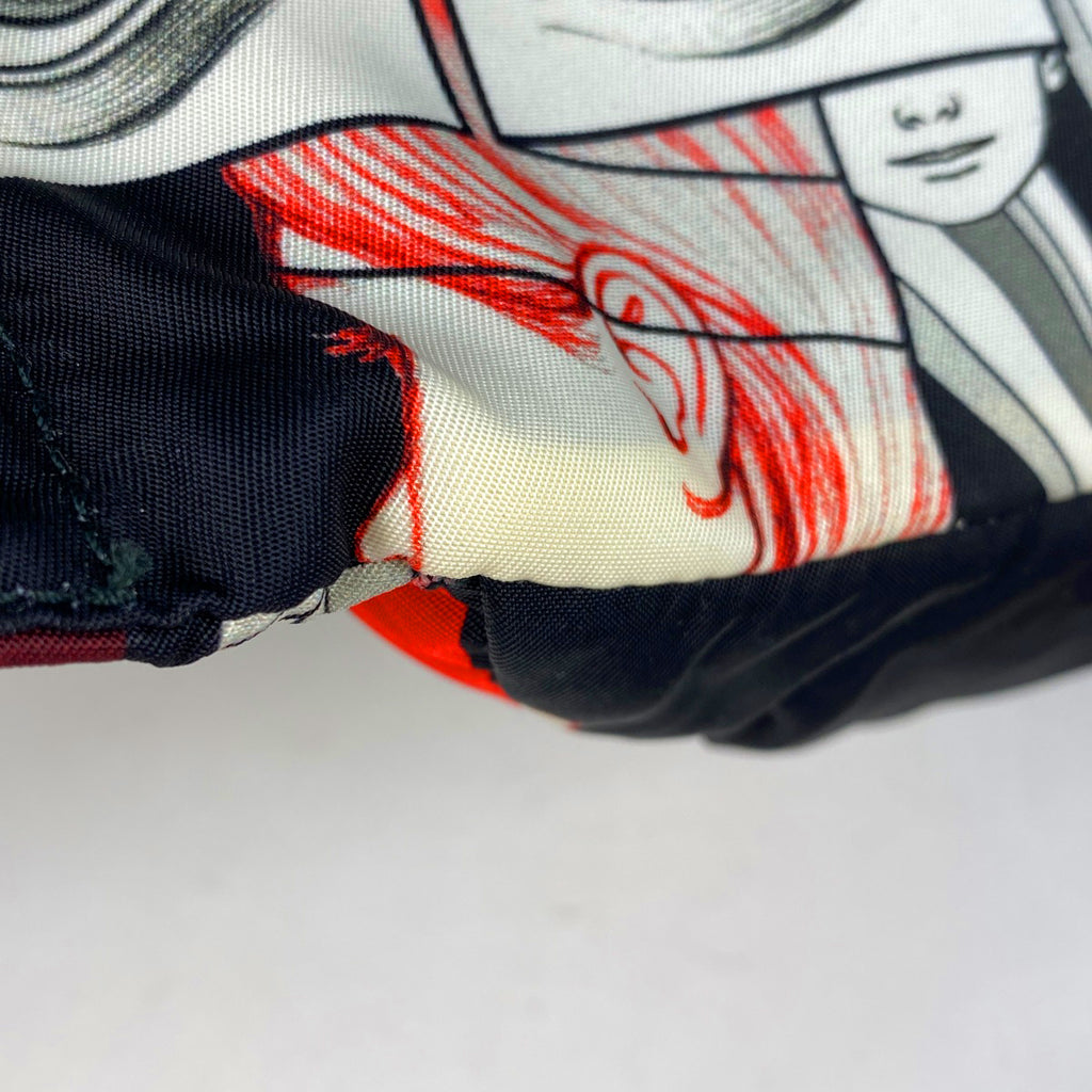 プラダ コミックプリント ボディバッグ ウエストバッグ ロゴプレート ボディバッグ ナイロン ネロ(ブラック) マルチカラー 2VL132 レディース 【中古】brbag