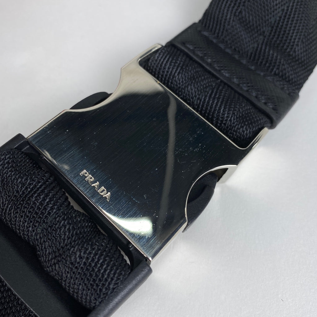 プラダ コミックプリント ボディバッグ ウエストバッグ ロゴプレート ボディバッグ ナイロン ネロ(ブラック) マルチカラー 2VL132 レディース 【中古】brbag