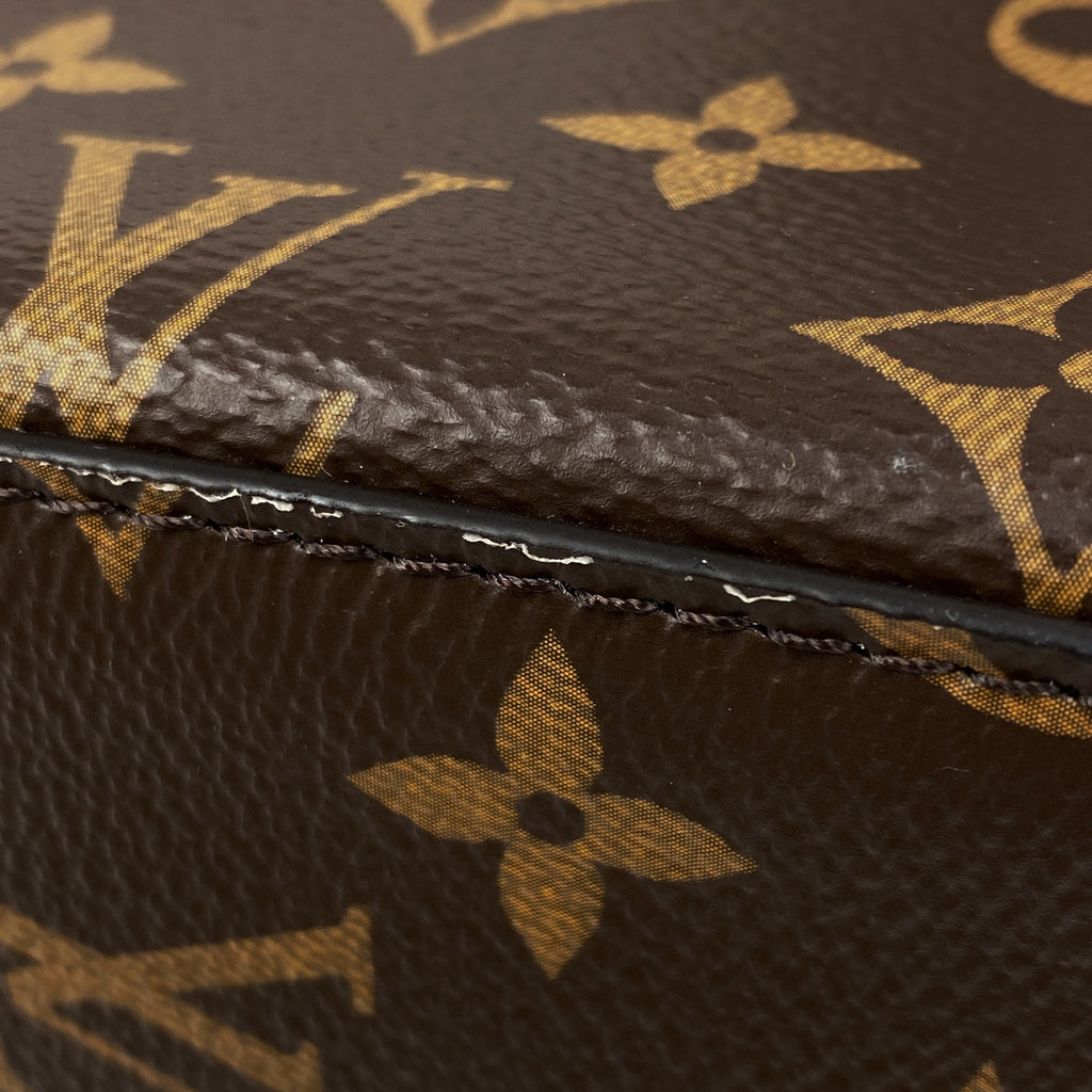 ルイ・ヴィトン ソフトトランク バックパック PM 手提げ リュック モノグラム ブラウン ブルー M45077 レディース 【中古】brbag