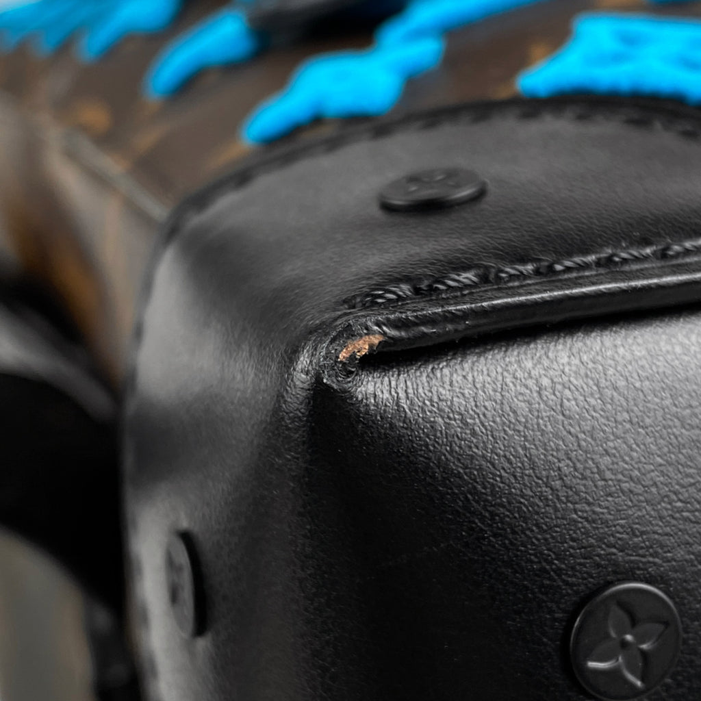 ルイ・ヴィトン ソフトトランク バックパック PM 手提げ リュック モノグラム ブラウン ブルー M45077 レディース 【中古】brbag