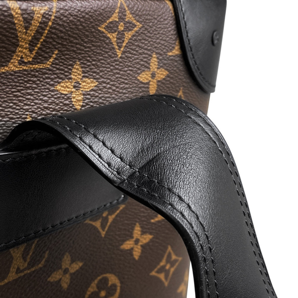 ルイ・ヴィトン ソフトトランク バックパック PM 手提げ リュック モノグラム ブラウン ブルー M45077 レディース 【中古】brbag