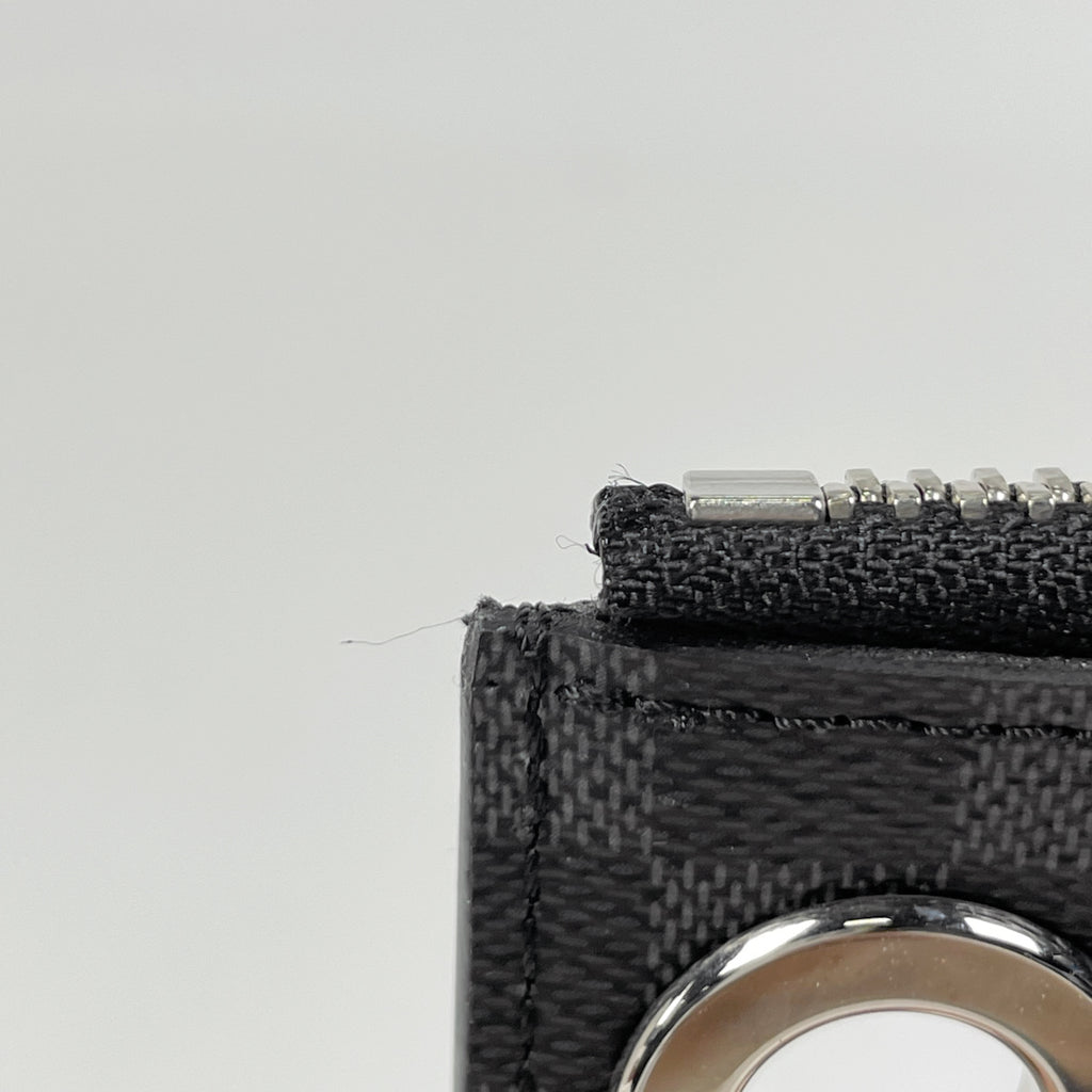 ルイ・ヴィトン ポシェット ヴォワヤージュ クリストファーネメスコラボ クラッチバッグ ダミエグラフィット ノワール(ブラック) N61234 メンズ 【中古】brbag