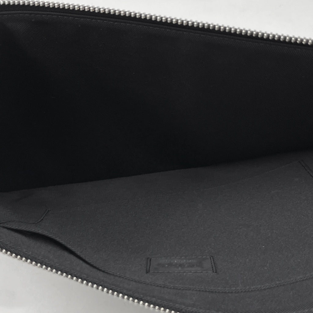 ルイ・ヴィトン ポシェット ヴォワヤージュ クリストファーネメスコラボ クラッチバッグ ダミエグラフィット ノワール(ブラック) N61234 メンズ 【中古】brbag