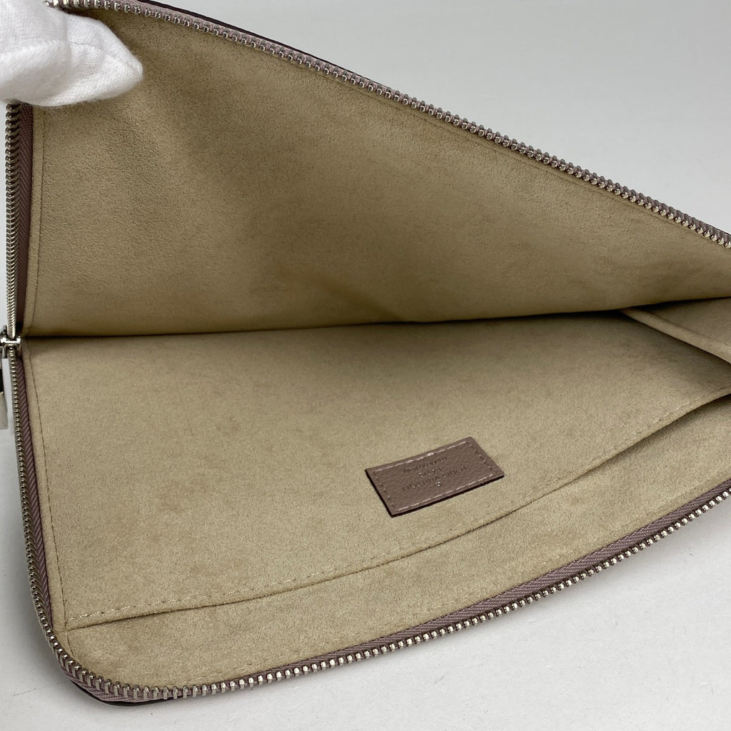 ルイ・ヴィトン ポシェット ジュール PM セカンドバッグ ポーチ L字ファスナー クラッチバッグ トリヨン トープ R99760 レディース 【中古】brbag